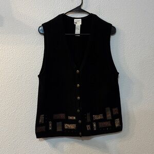 Koret Black Textured Vest